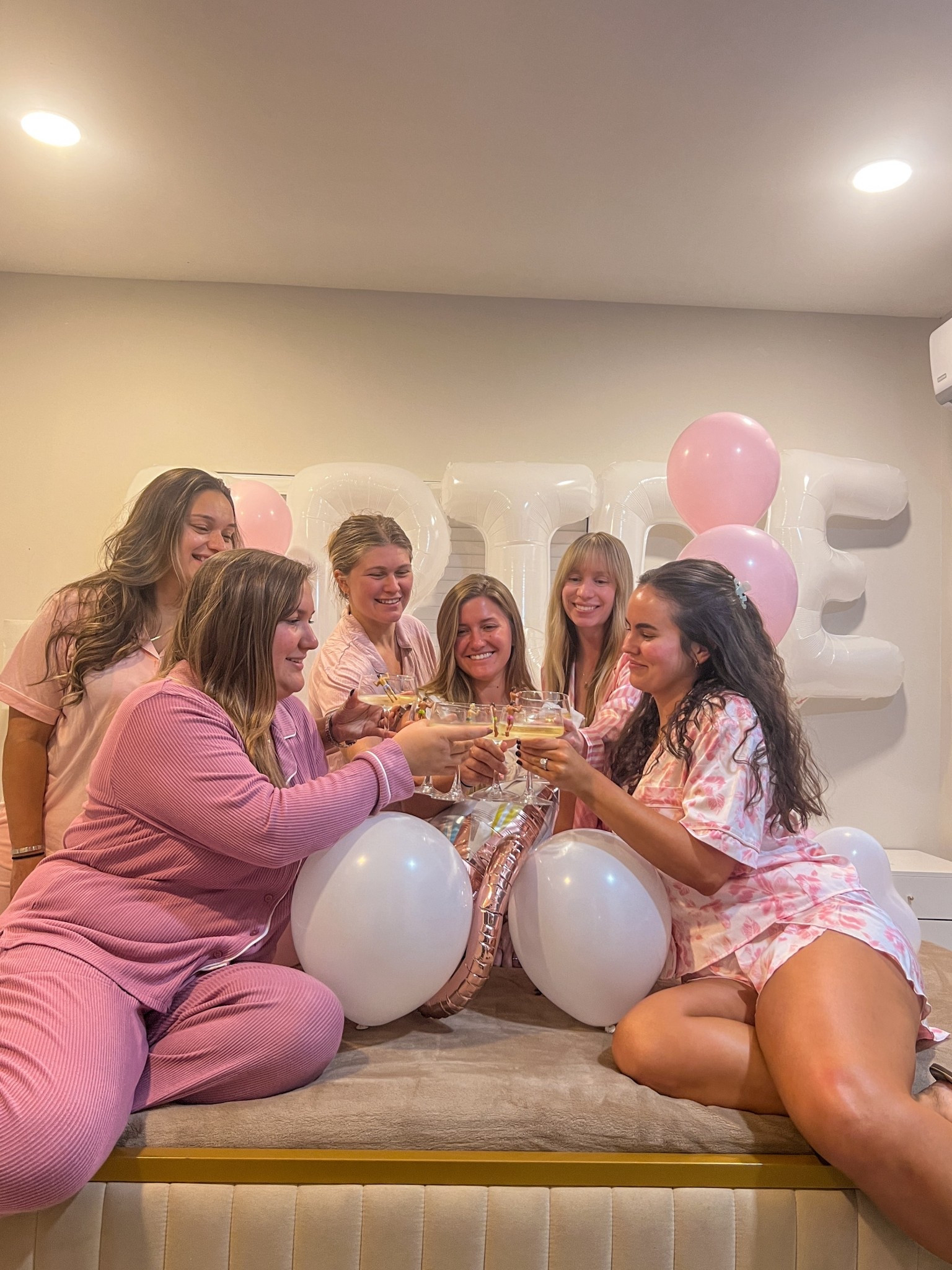 Bachelorette party idea; prosecco & pink pajama night 🥂💖

#LTKCyberWeek #LTKGiftGuide #LTKHoliday