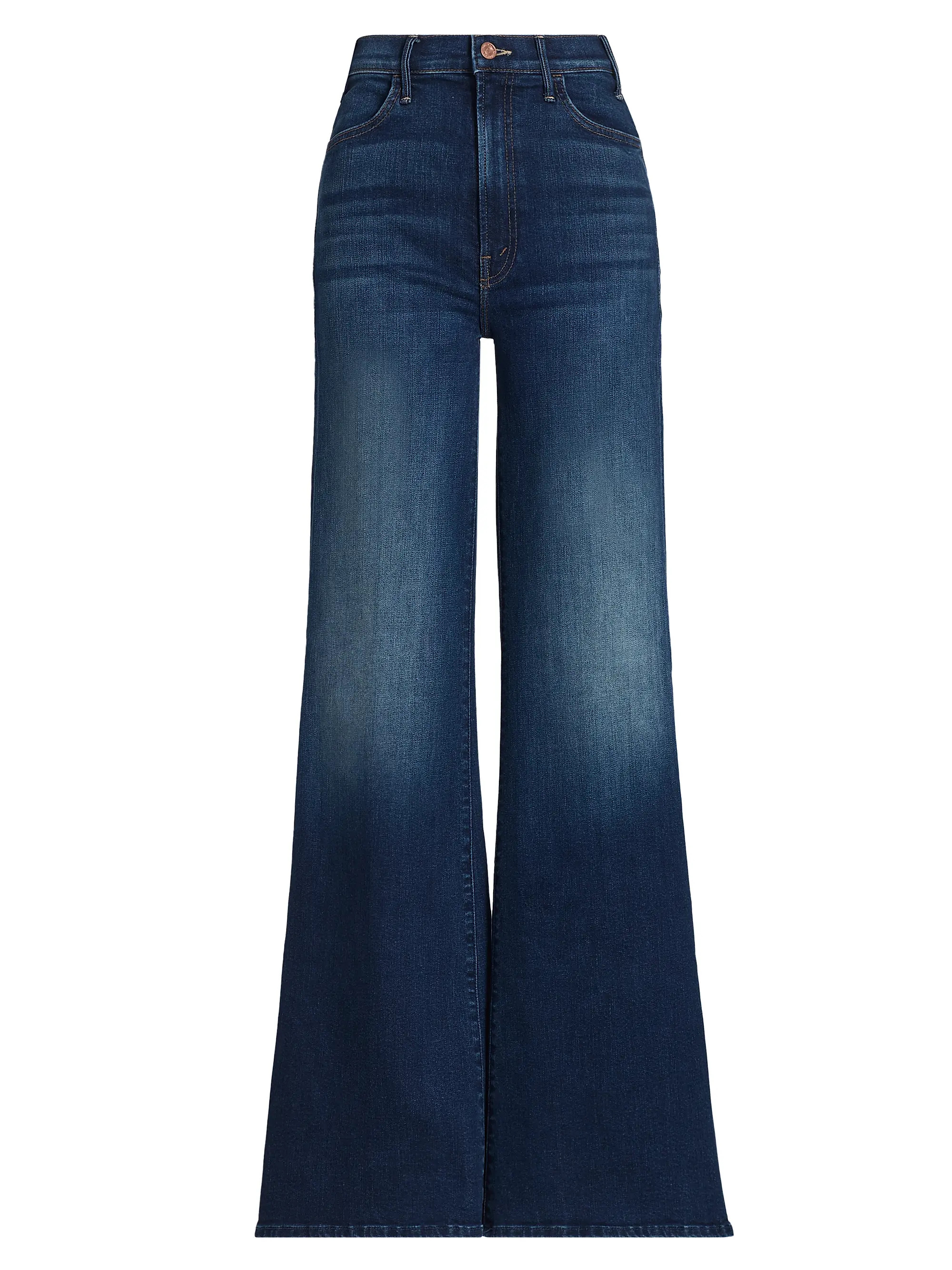 The Hustler Roller Sneak High-Rise Flared Jeans | Saks Fifth Avenue