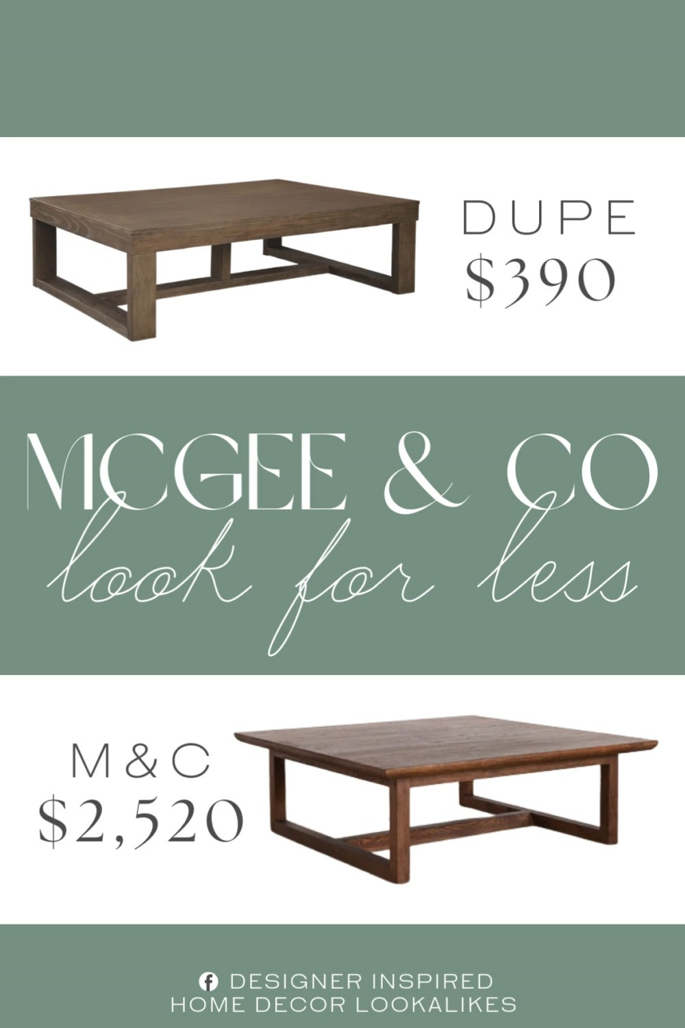 Inspired by McGee & Co Coffee Table. Rectangular Coffee Table. Center Table for Living Room. Statement Coffee Table. Solid Wood Coffee Table. Modern Living Room Table. Contemporary Coffee Table. Lounge Area Table. 

Home more affordable option find copy cat similar look for less budget friendly affordable cheap cheaper beautiful pretty. Clearance sale coupon code discount code promo code luxury lookalike look a like Inspo inspiration inspired by idea ideas Love like these? I share multiple every day in my FB group.
#mcgeeandcoinspried #coffeetable #centertable #livingroomtable #livingroominspo #rectangularcoffeetable #furniturefinds #woodentable 

 #LTKHome