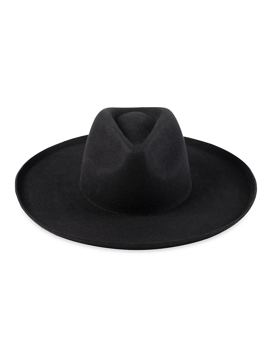 Women's The Melodic Wool Fedora - Black - Size Small | Saks Fifth Avenue