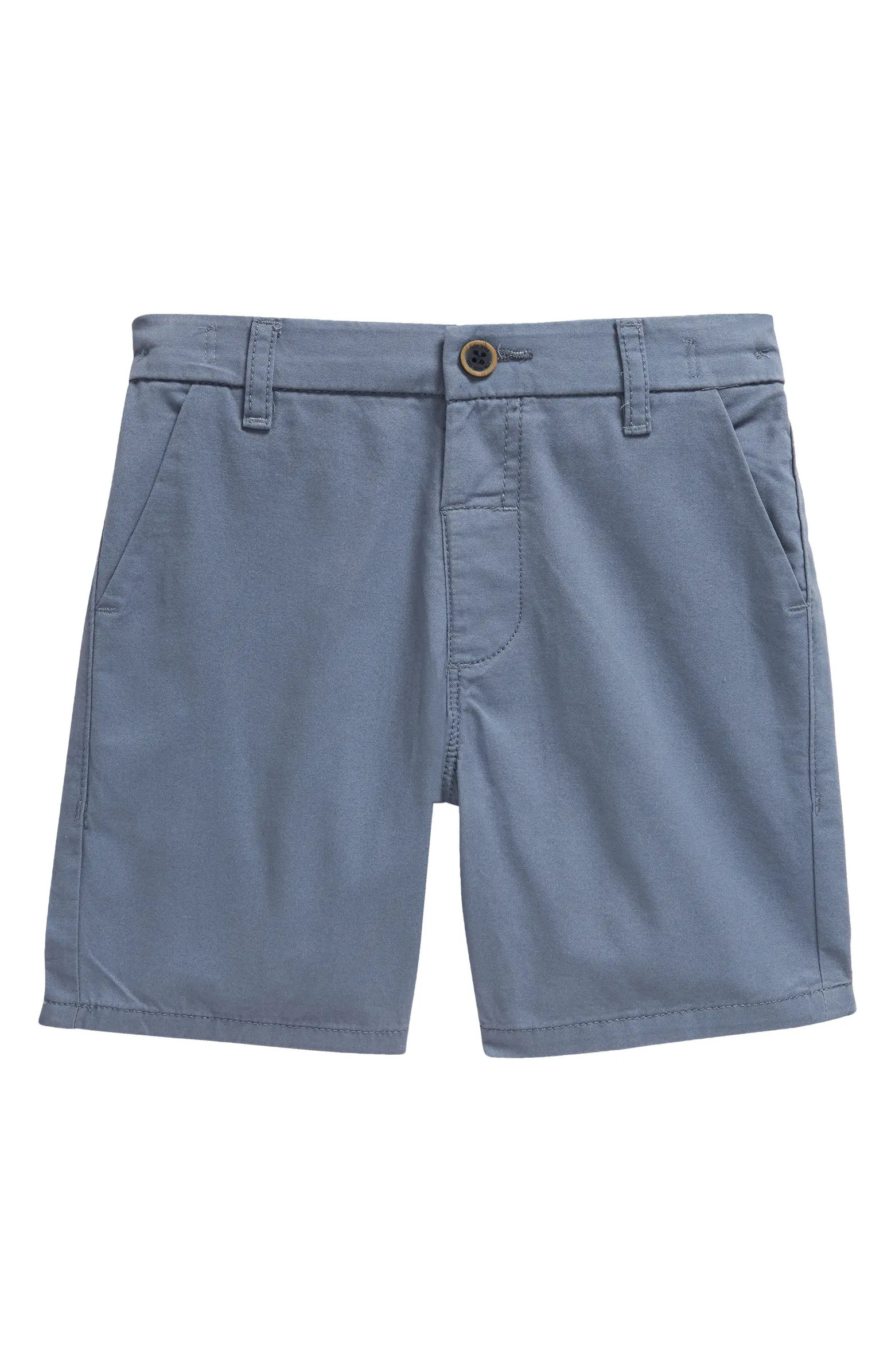 Kids' Flat Front Cotton Chino Shorts | Nordstrom
