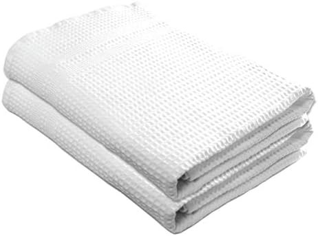 Gilden Tree Waffle Towels Quick Dry Lint Free Thin, Bath Towel 2 Pack, Classic Style (White) | Amazon (US)