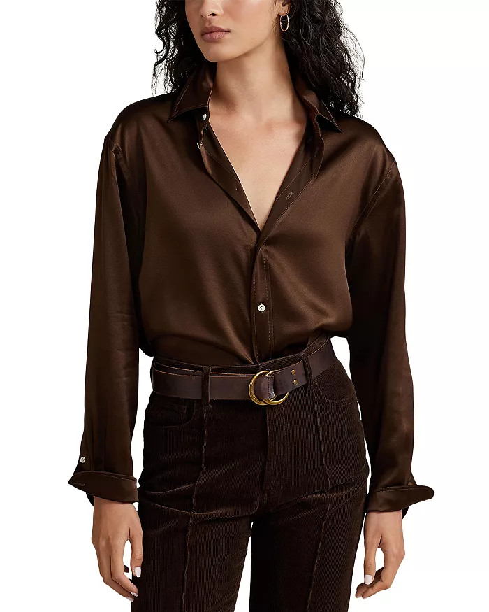 Relaxed Mulberry Silk Shirt | Bloomingdale's (US)