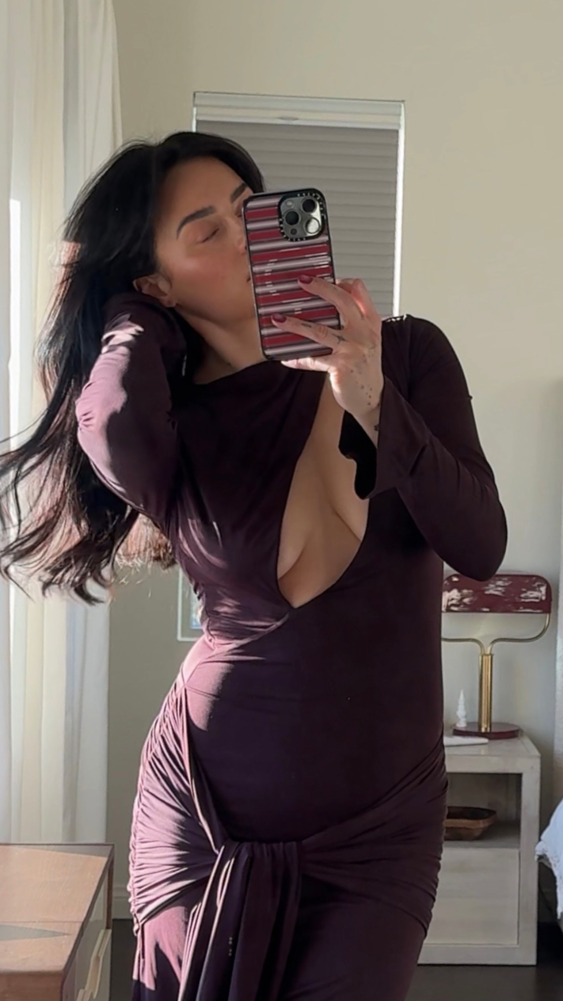 The prettiest dress for a winter 🍇