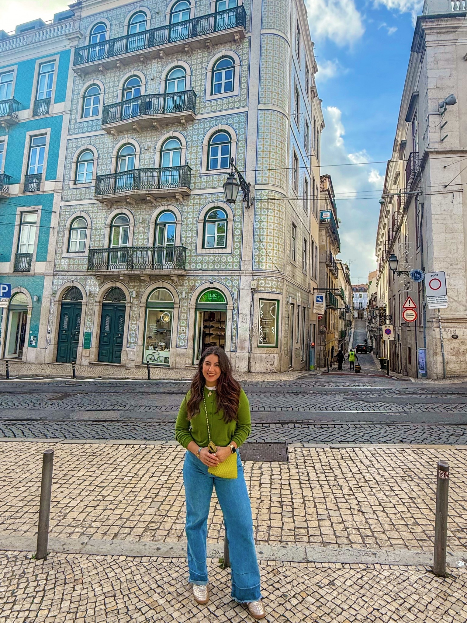 Lisbon Portugal travel outfit 💚

#LTKTravel #LTKootd #LTKMidsize
