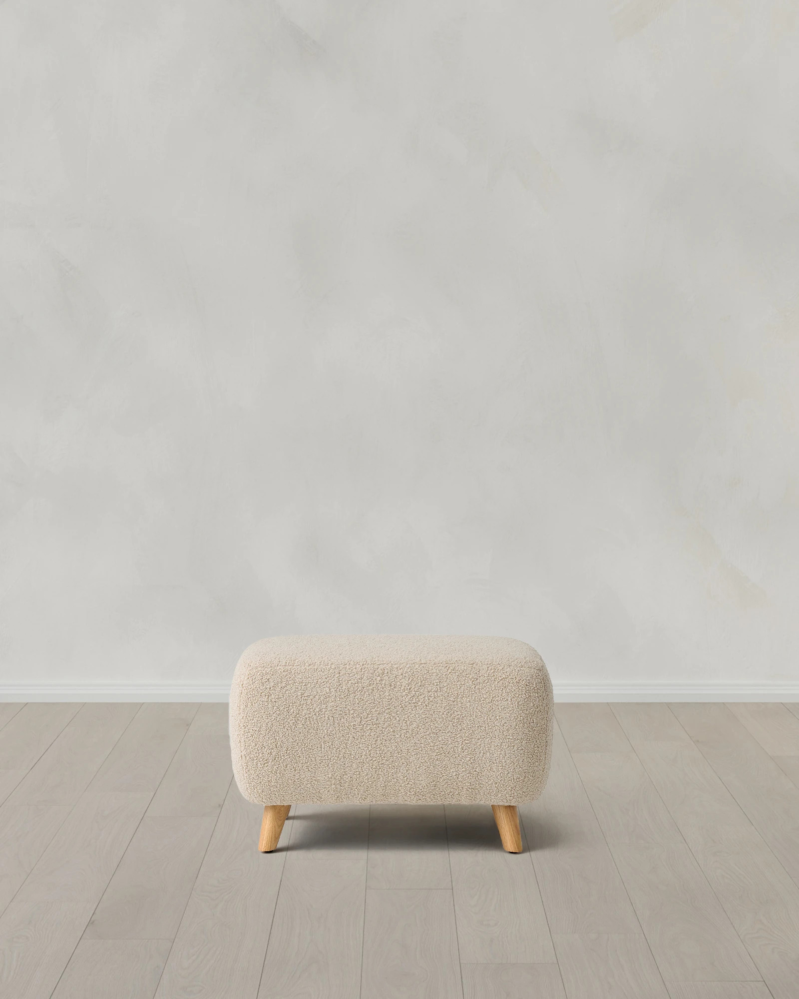 Teddy Boucle Ottoman | Quince