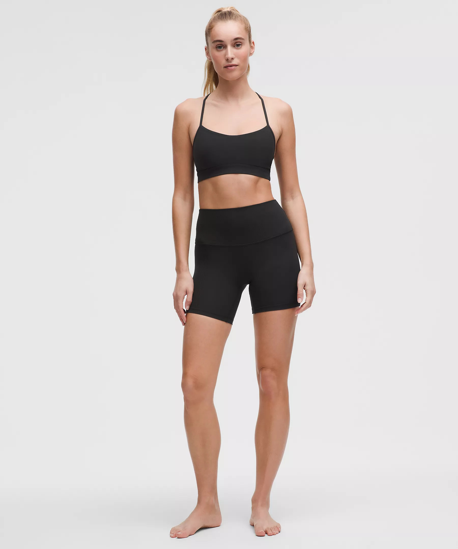 lululemon Align™ High-Rise Ribbed Short 6" | lululemon (CA)