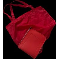 Vintage Womens 60S 70S Red Shopping Bag Purse Handy Handbag Compact Shopper Tote | Etsy (UK)