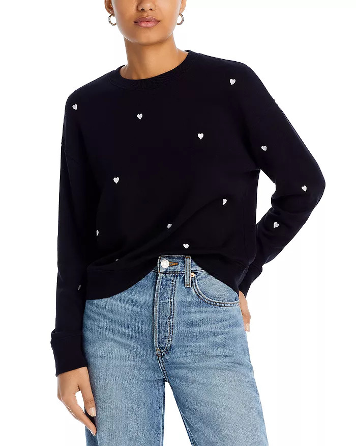 Ramona Heart Embroidered Sweatshirt | Bloomingdale's (US)