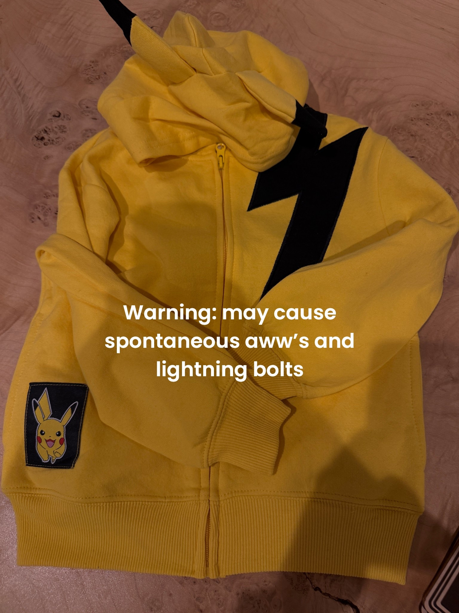 Pikachu sweatshirt cuteness overload ⚡️🐭
Yes, it has ears. Yes, my 5-year-old is obsessed.
Soft, cozy, and guaranteed to make every outing 10x more adorable (and slightly more electrifying). ⚡️

Perfect for school, playdates, or pretending to catch ’em all before bedtime.

👉 Linked this Target find before it disappears faster than a rare Pokémon.

#LTKKids #LTKStyleTip #momlife #targetkids #pokemonkids
