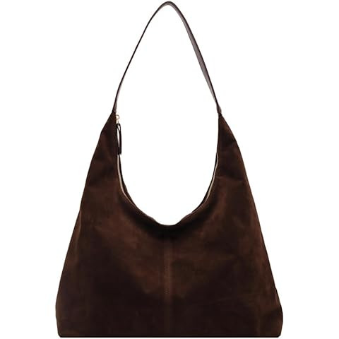 Women’s Trendy Suede Tote Bag Shoulder Bags For Women Fall Underarm Bag Winter Hobo Bag Work Pu... | Amazon (US)