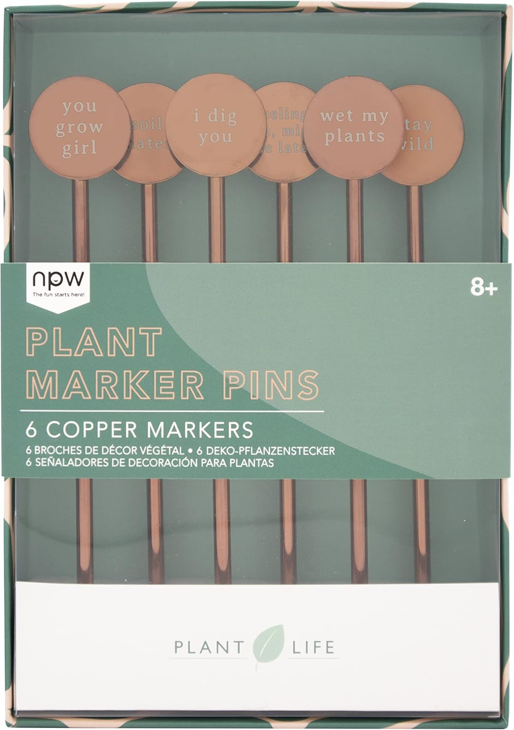 NPW-USA Plant Life Marker Pins, 6-Count, Copper | Amazon (US)