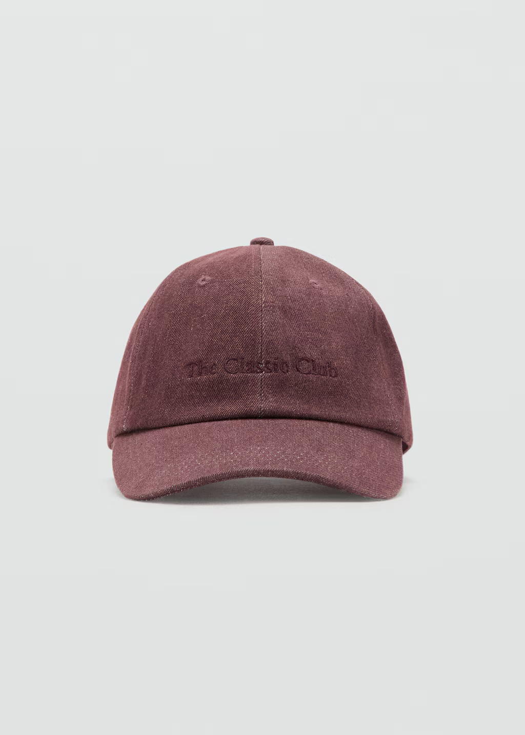 Cotton cap with embroidered slogan - Women | MANGO United Kingdom | MANGO (UK)