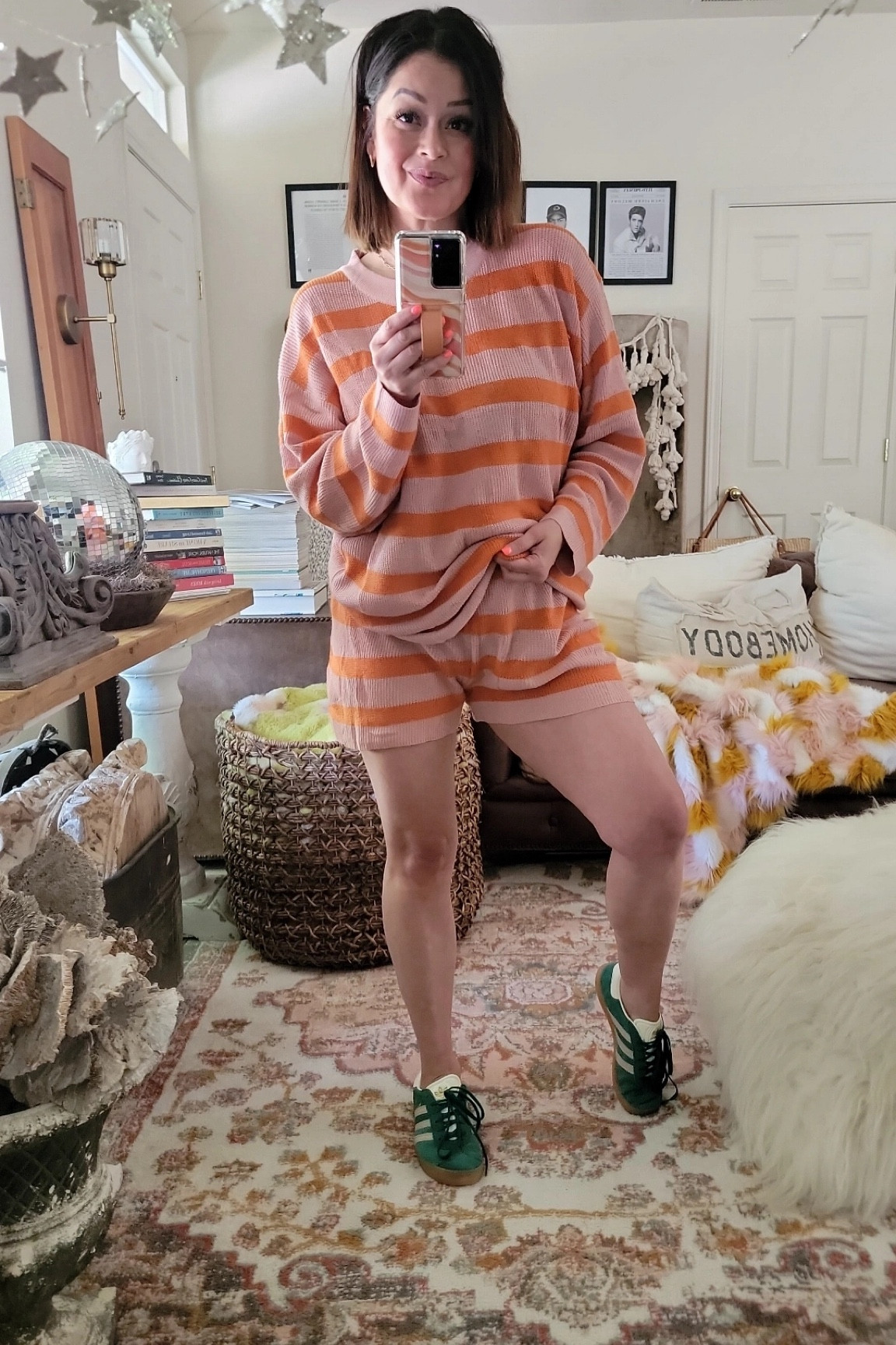 Short knit set
Summer set
Summer style
Fall set
Wearing a small in the set
Size 4 in adidas 


#LTKActive #LTKShoeCrush #LTKStyleTip