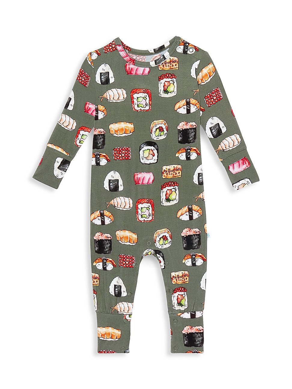 Posh Peanut Baby's Sashimi Footless Long Sleeve Basic Coverall - Sashimi Green - Size Newborn | Saks Fifth Avenue