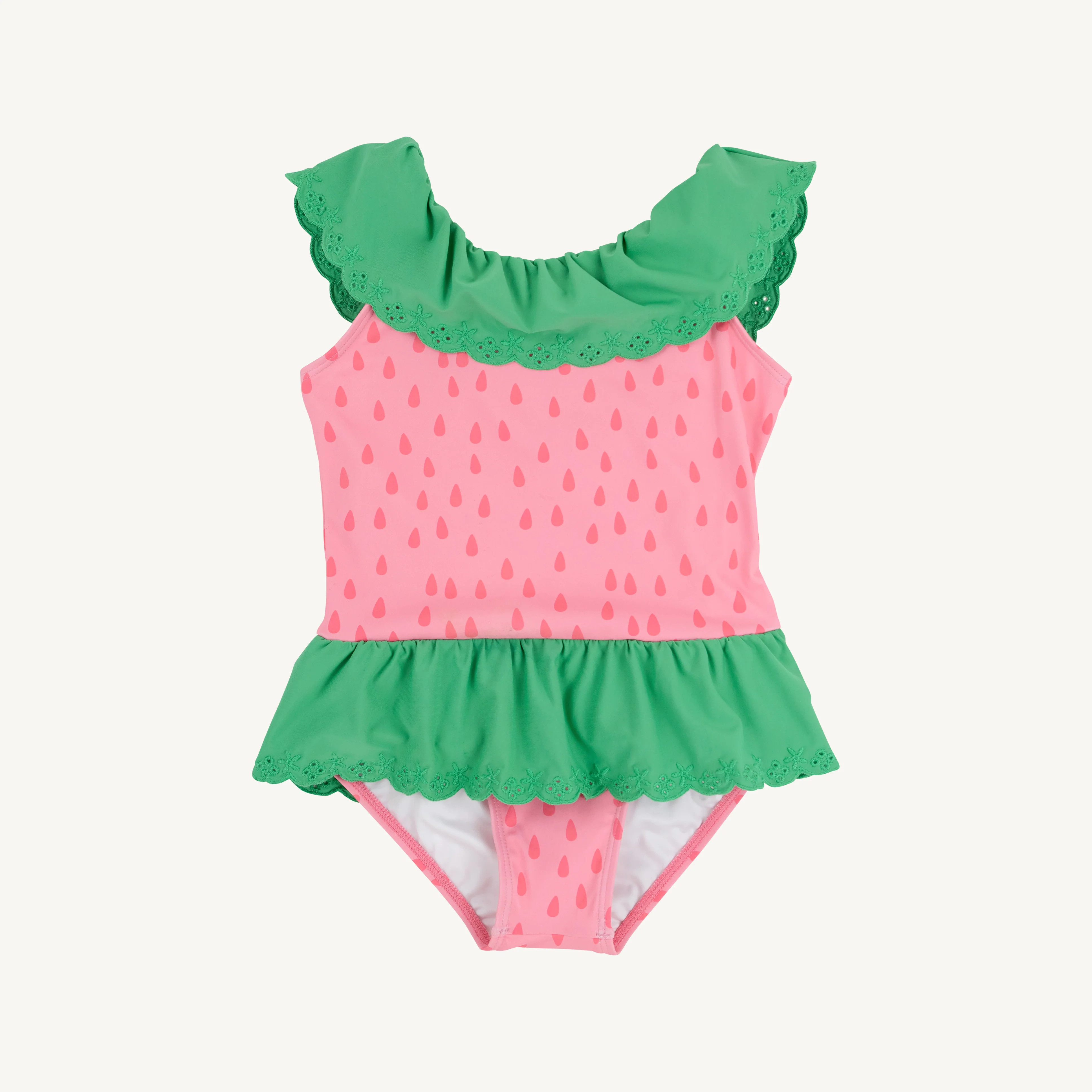Sandy Swimsuit - Suffolk Seeds with Gibson Island Green | The Beaufort Bonnet Company