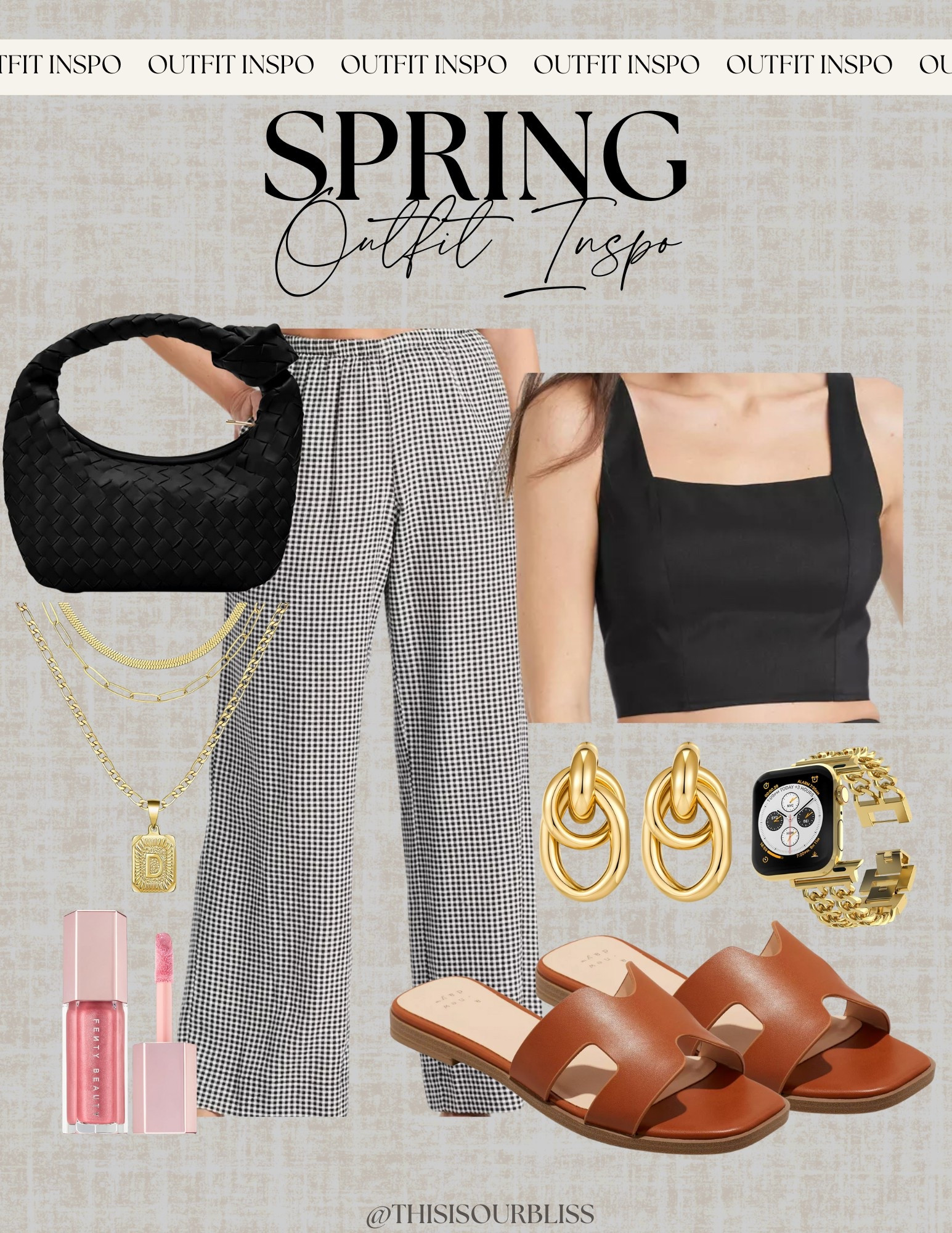 Spring is calling, and I’m answering with fresh outfit inspo! 🌸✨ This look is perfect for brunch, errands, or a casual workday—elevated basics with a pop of gold and neutral accessories. Tap to shop and refresh your spring wardrobe! 🌷

#LTKStyleTip #LTKSeasonal