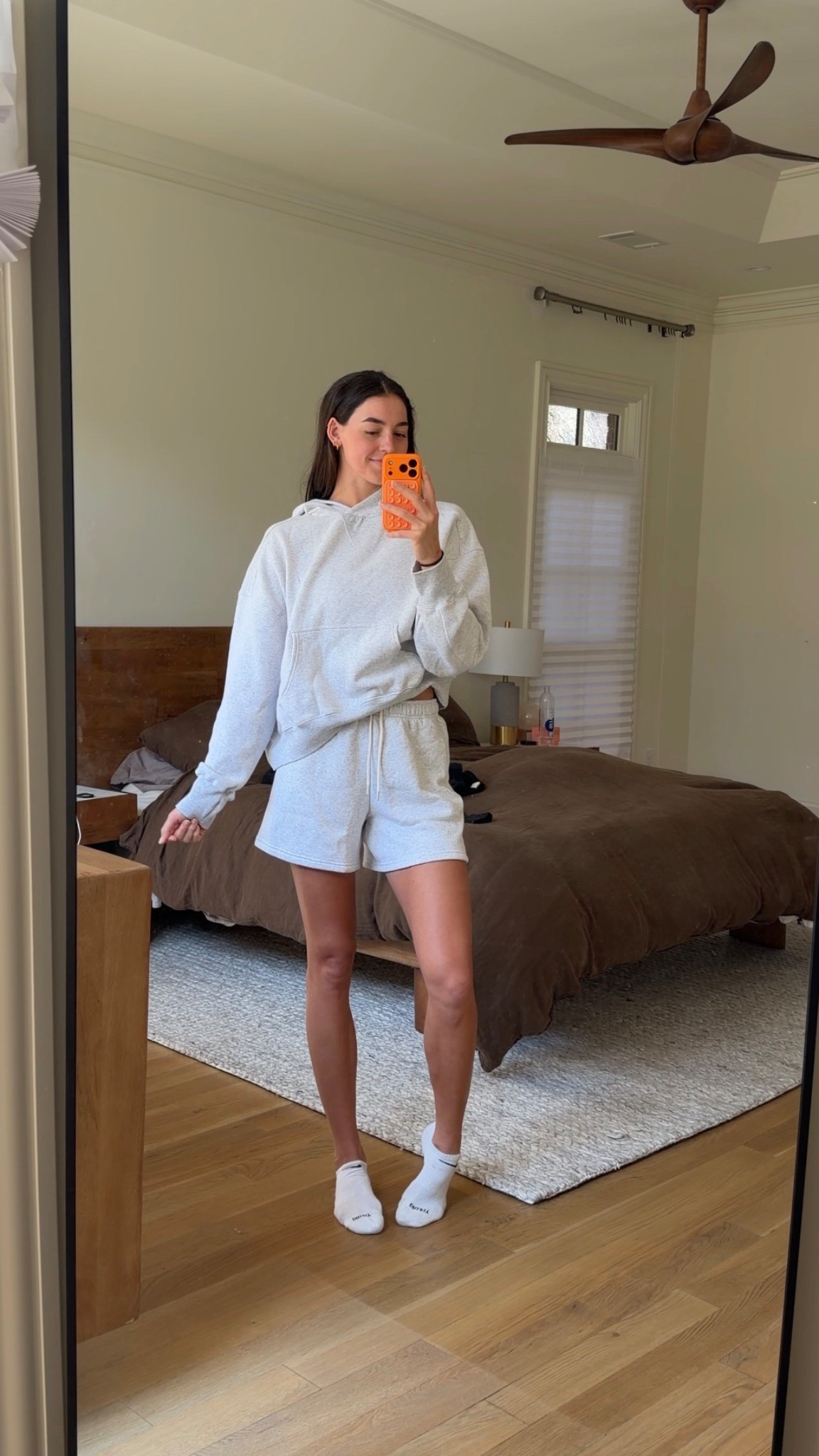 found these slightly longer sweat shorts for long legs and LOVE.  Not to mention the matching top sleeve length is amazing! 

I’m wearing M bottom and XL top (and they’ll shrink slightly) 



#LTKActive #LTKTall #LTKSpringSale