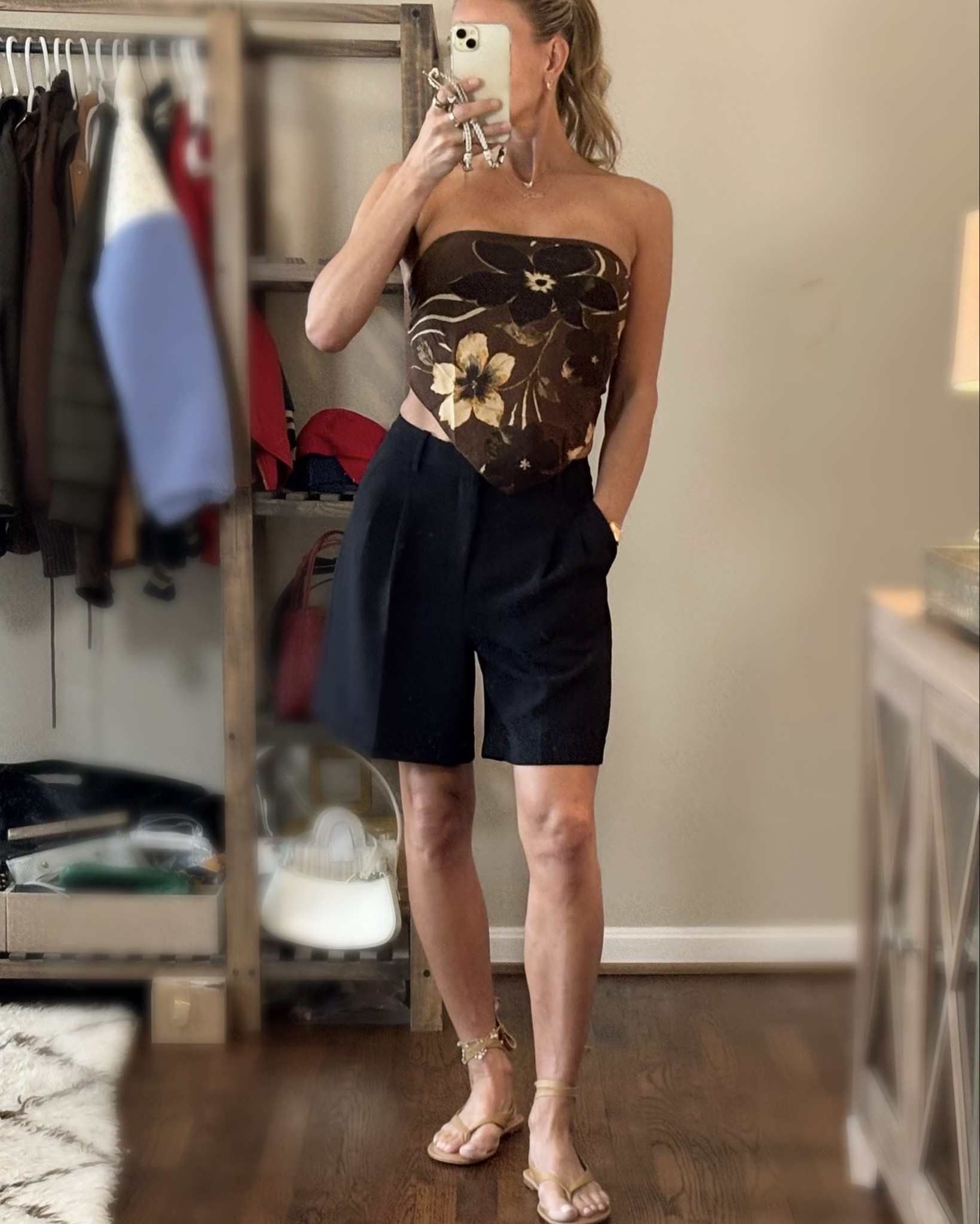 One amazing top…three different ways! The @Aritzia “effortless shorts” I sized up to a size 6! Dreaming of touring around Italy in this! The “June shorts” are super short and low rise but perfect for a festival look! And the denim look is my favorite…perfect for the beach or a band! Levi’s has a sale right now! I almost always size up in Levi’s!

#LTKTravel #LTKFestival