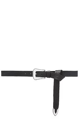 Taos Mini Waist Belt in Black & Silver | Revolve Clothing (Global)