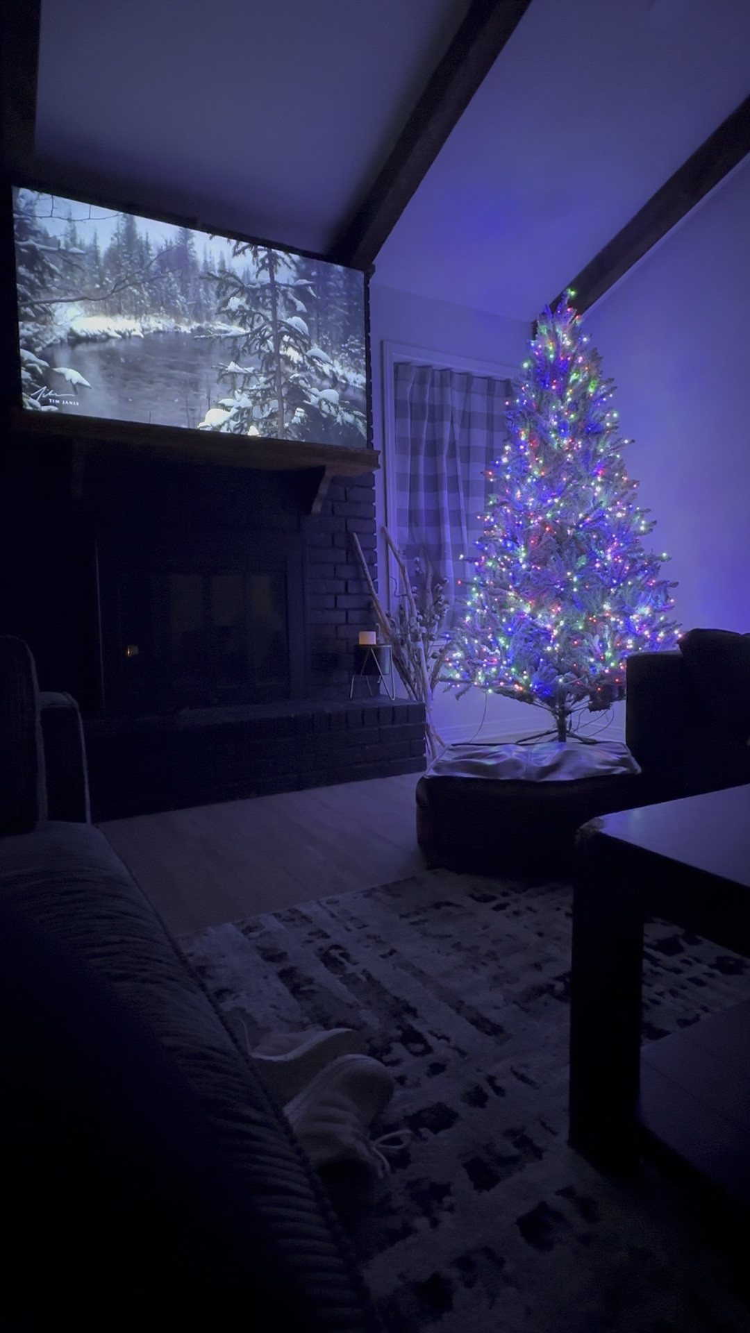 I have looked forward to enjoying this 7.5 ft Starry Light Show LED Christmas tree all year! So excited to be decorating this home for the holidays 

This tree was completely sold out by Black Friday last year. It has multifunction color changing,  light shows. It can be controlled by remote. 

#LTKWatchNow #LTKHoliday #LTKHome