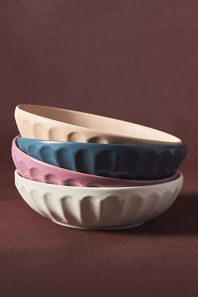 Matte Latte Grain Bowls, Set of 4 | Anthropologie (US)