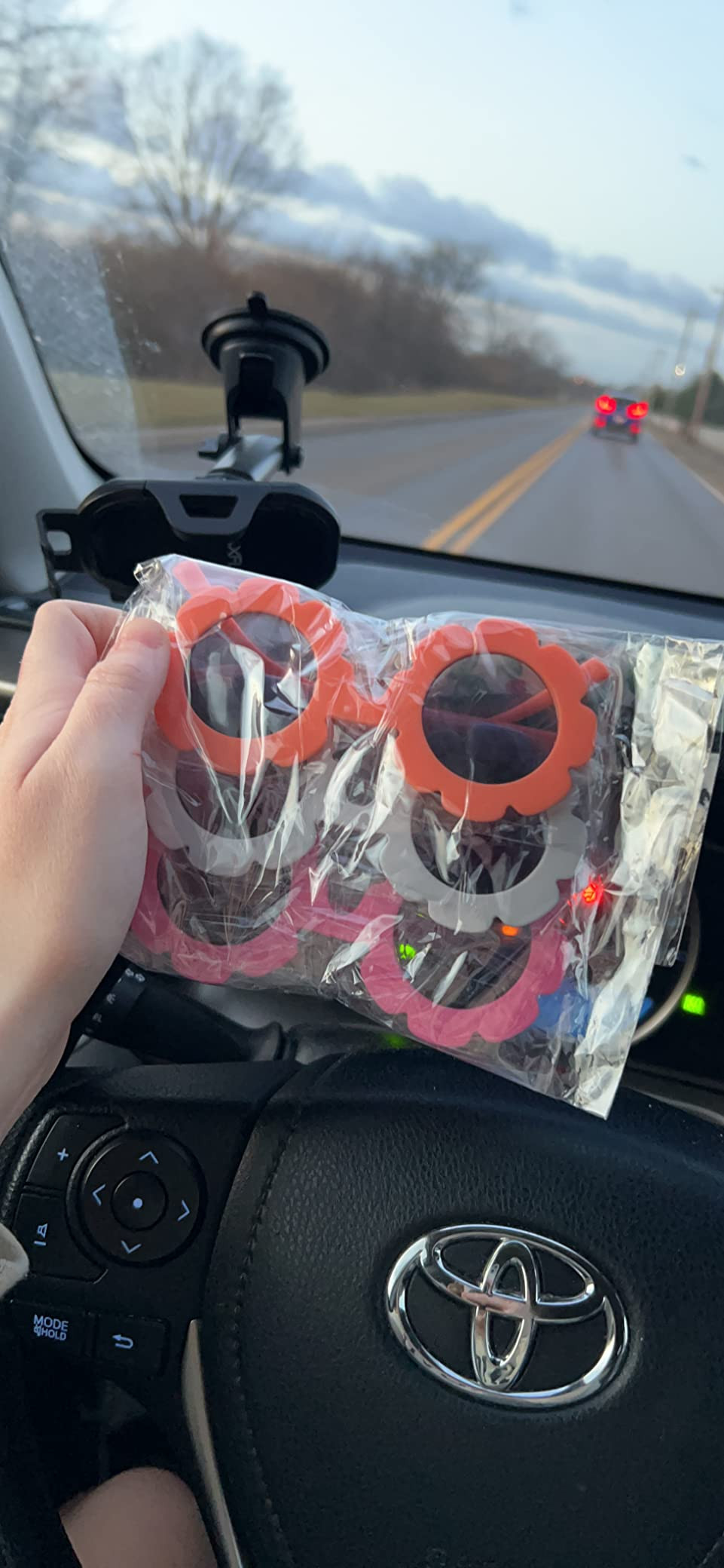 hwojjha3 Pieces Kids Flower Sunglasses Toddler Girls Round Flower Glasses Baby Cute Sunglasses Ou... | Amazon (US)