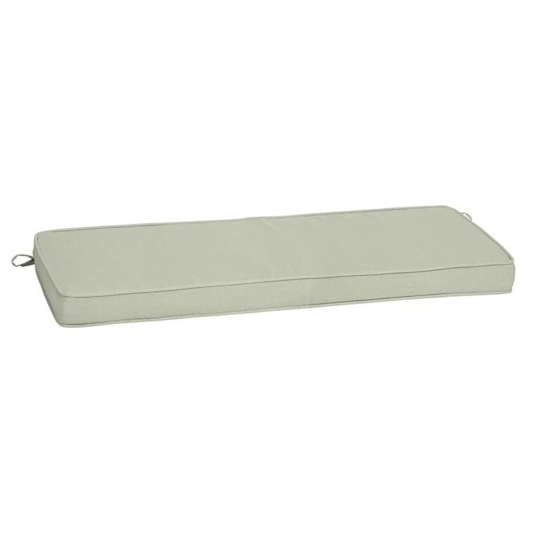 Arden Selections ProFoam 18 x 46 in Outdoor Bench Cushion, Light Grey | Walmart (US)