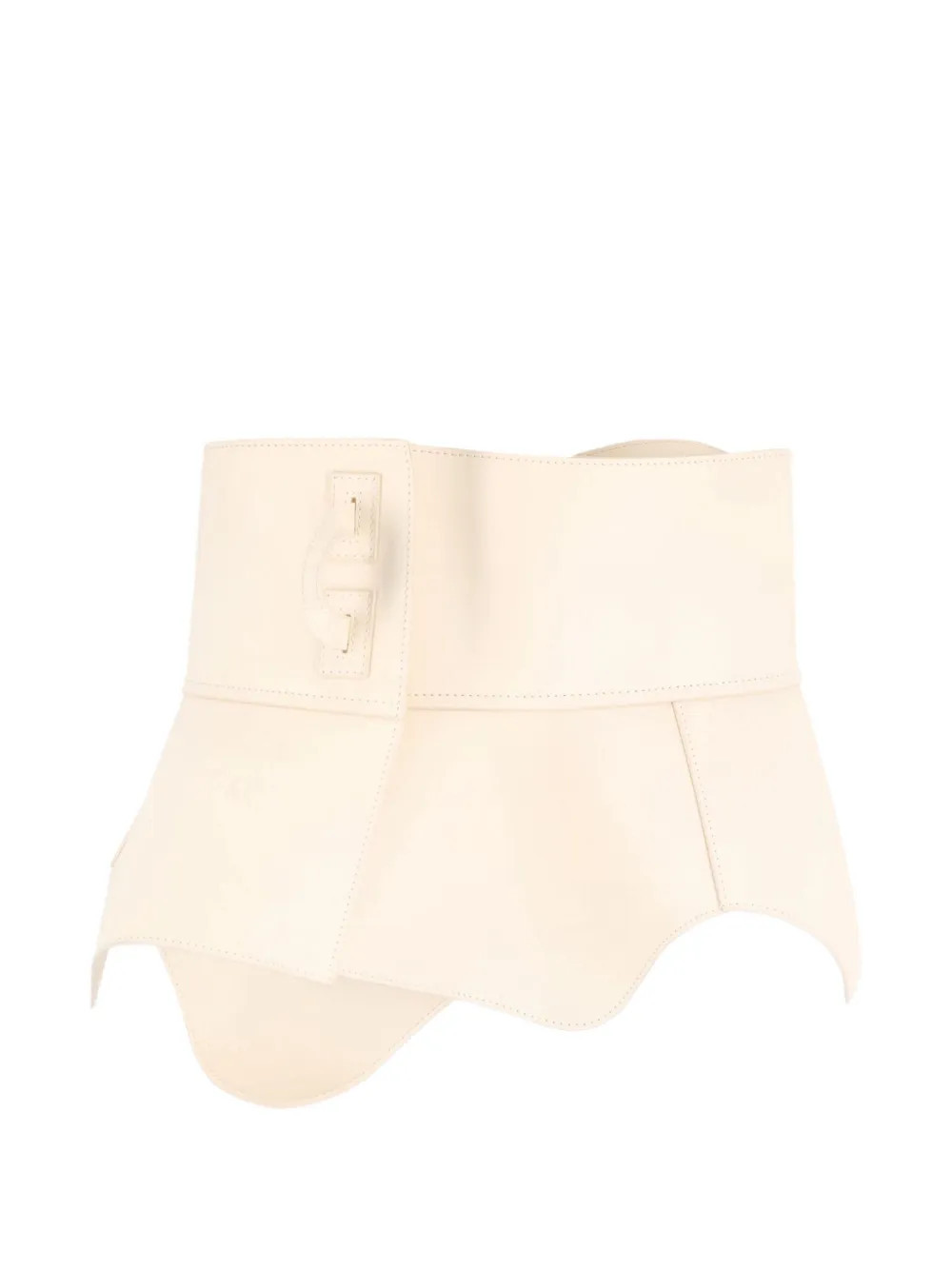 Loewe Pre-Owned Obi leather corset belt - Neutrals | Farfetch Global