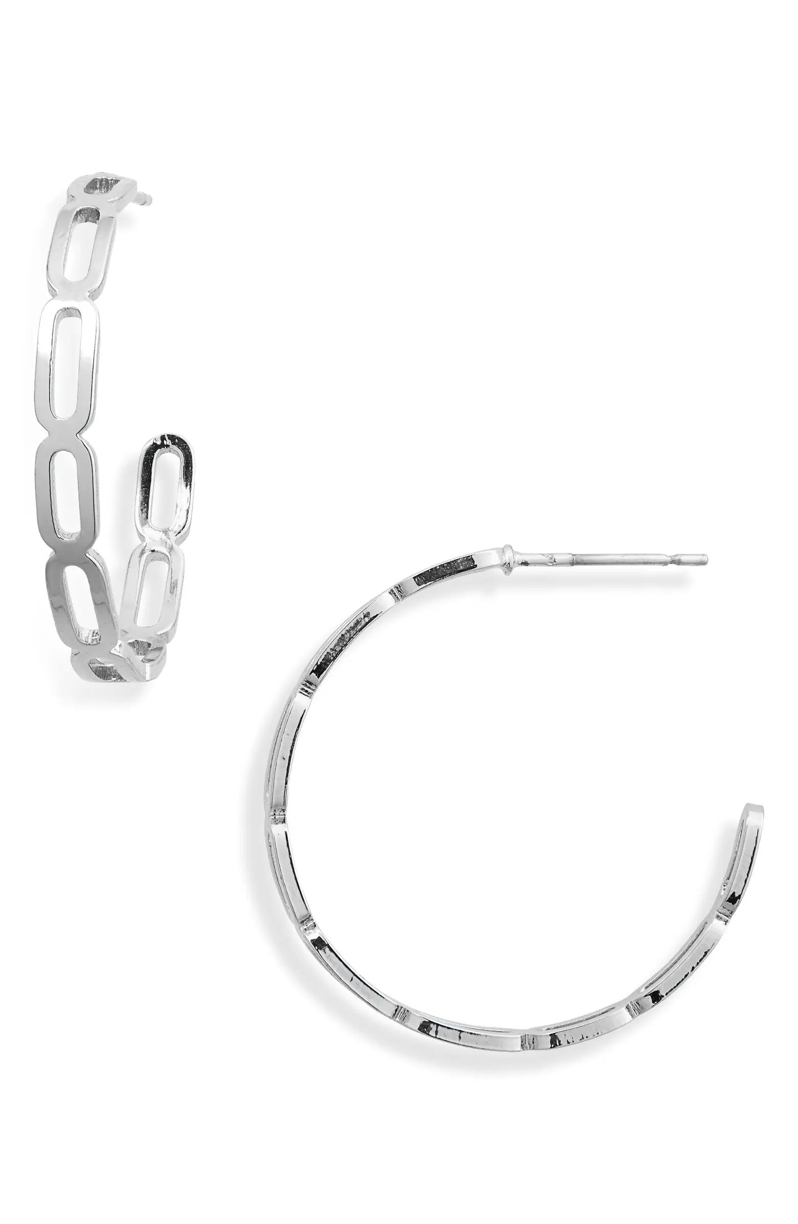 BP. Paperclip Hoop Earrings | Nordstrom | Nordstrom