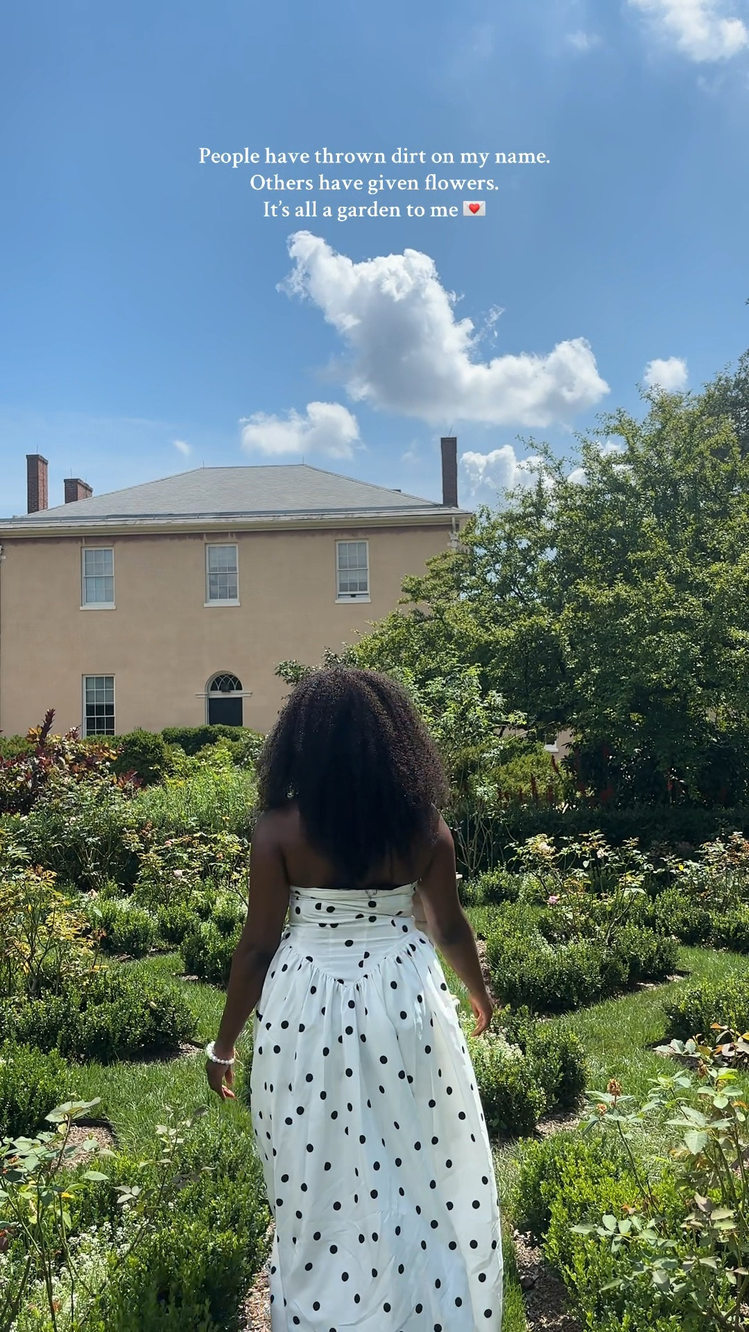 Getting lost in the garden in my polka dot dress 🩷 #holiday #garden 

#LTKHoliday #LTKMidsize #LTKTravel