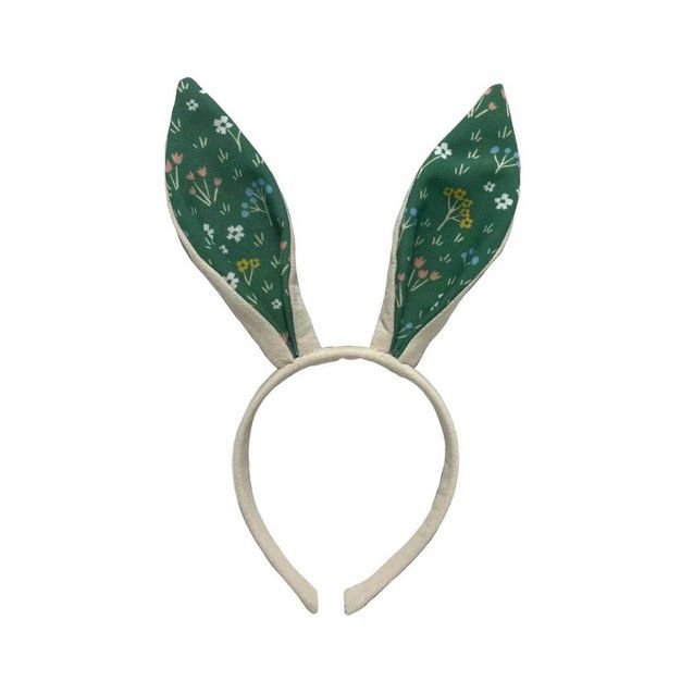 Easter Wearable Party Bunny Headband Green - Spritz™ | Target