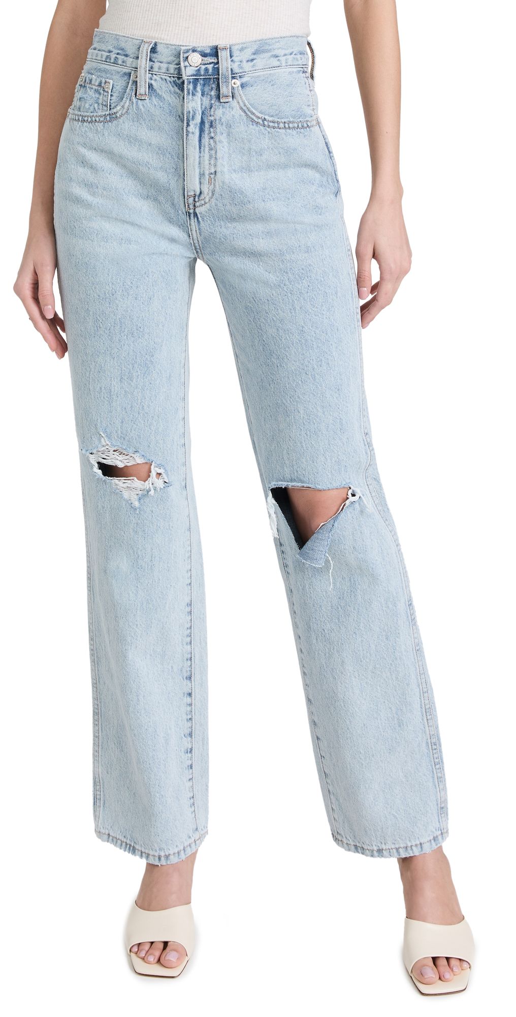 Cassie Super High Rise Straight Jeans | Shopbop