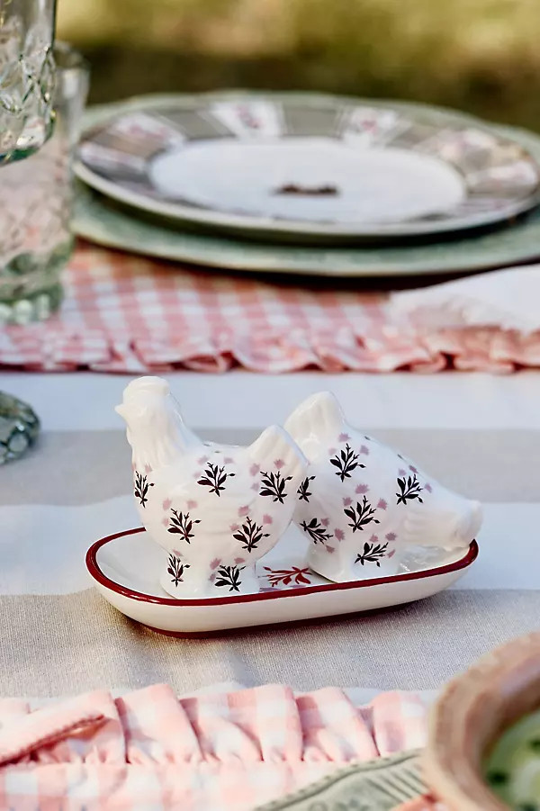 Millie Stoneware Salt & Pepper | Anthropologie (US)