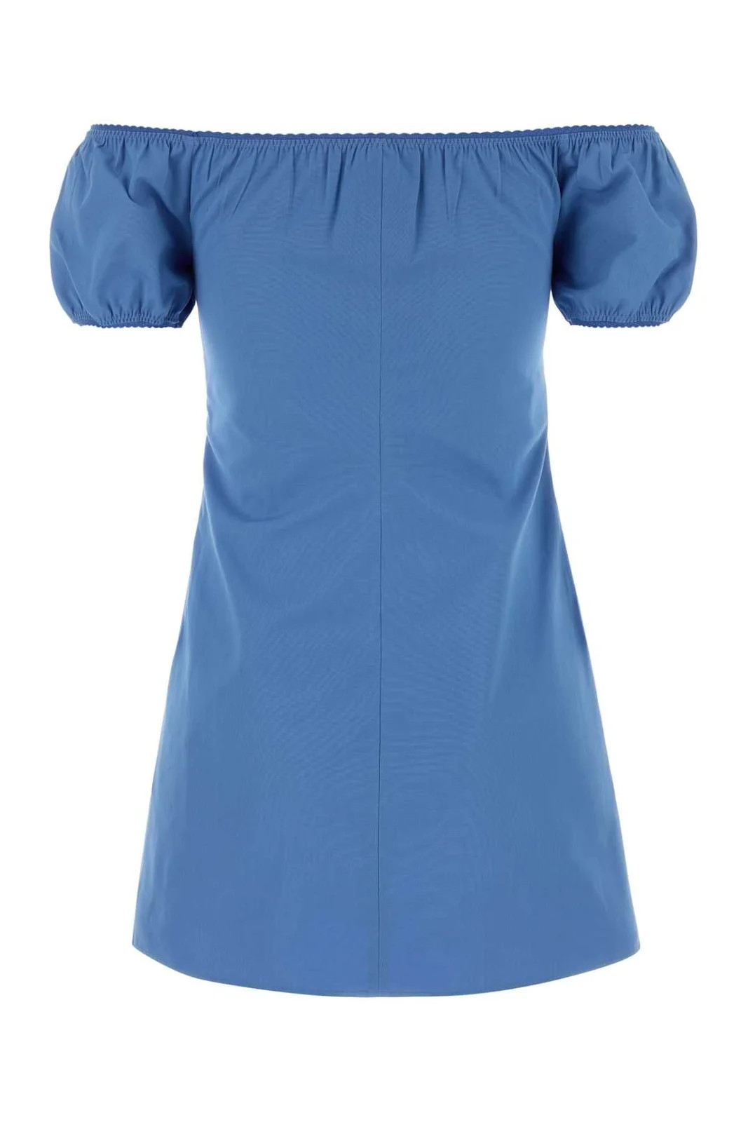 Miu Miu Logo Detailed Mini Dress | Cettire Global