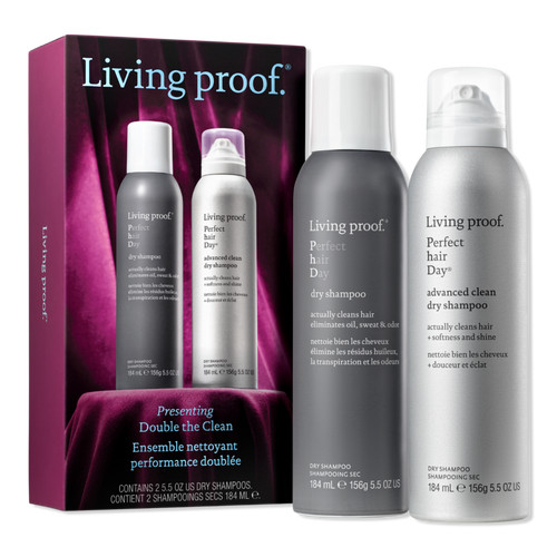 Double the Clean Perfect Hair Day Dry Shampoo Gift Set - Living Proof | Ulta Beauty | Ulta