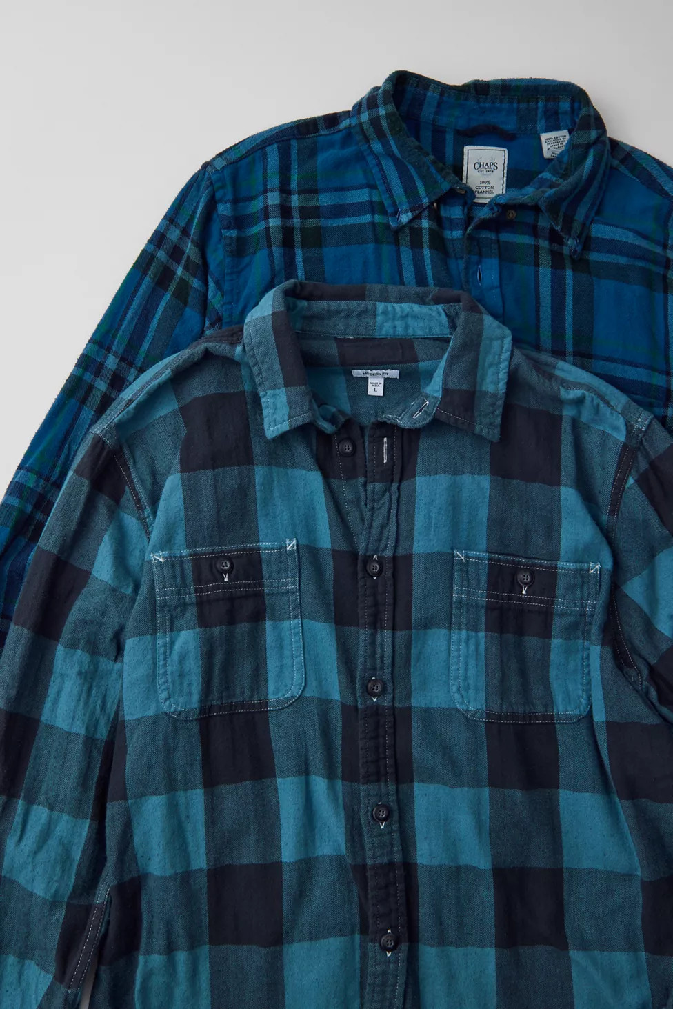 Urban Renewal Remade Overdyed Flannel Shirt | Urban Outfitters (US and RoW)