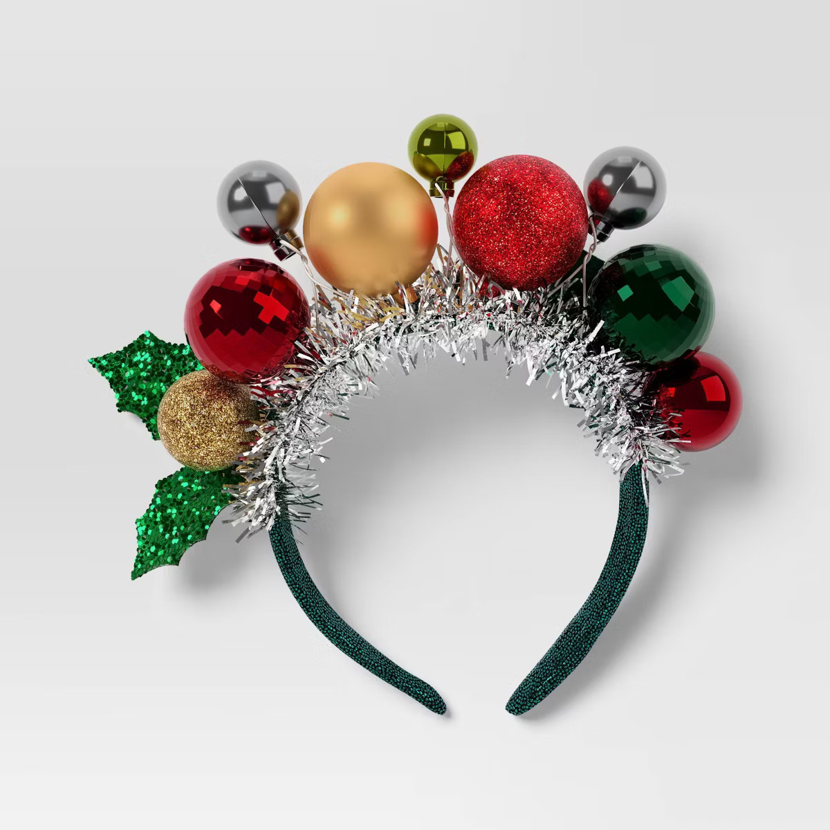 8" Christmas Disco Ball with Tinsel Lit Headband - Wondershop™ | Target
