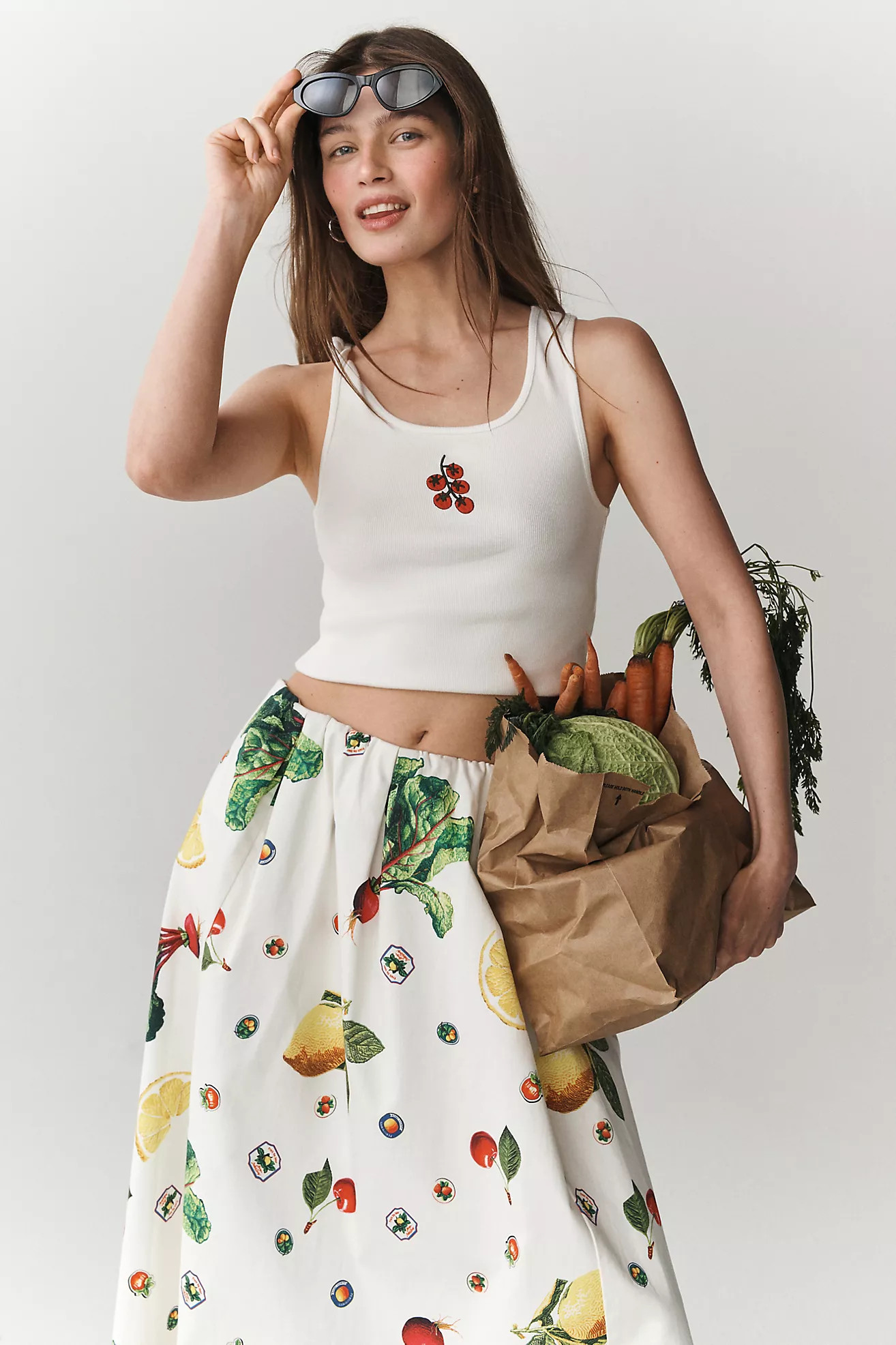Maeve Embroidered Icon Tank | Anthropologie (US)