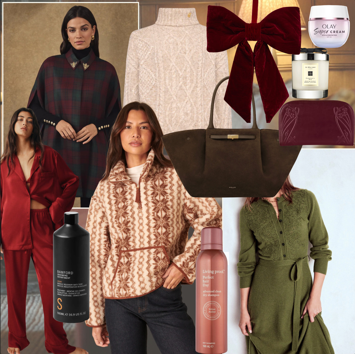 What you've been loving in my Autumn/Winter wardrobe 🤎 Satin pajamas, British made cape, luxury fashion, cape style, cosy knitwear for the season 🎄 Luxury beauty and home decor. 

 #LTKautumn #LTKfestive #LTKluxury