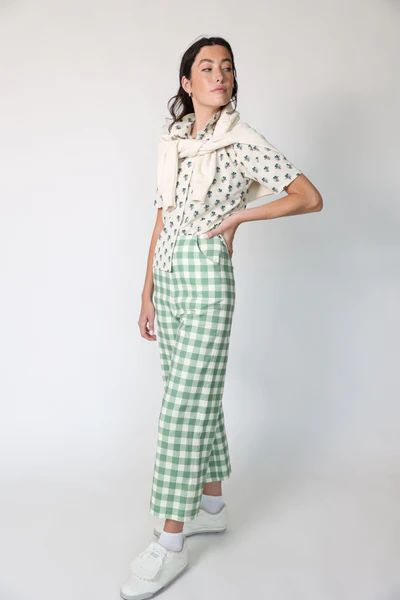 Kitty Trouser, Gingham | The Avenue