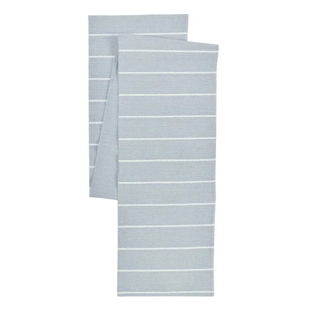 My Texas House Sutton Cotton Rich Pick Stitch 14" x 90" Table Runner, Blue, 1 Piece | Walmart (US)