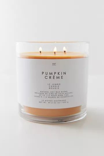 Gourmand Le Jumbo Pumpkin Crème Soy Wax Candle | Urban Outfitters (US and RoW)