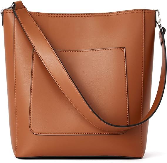 BROMEN Mother's Day Hobo Bags for Women Leather Handbags Designer Shoulder Bucket Crossbody Purse | Amazon (US)