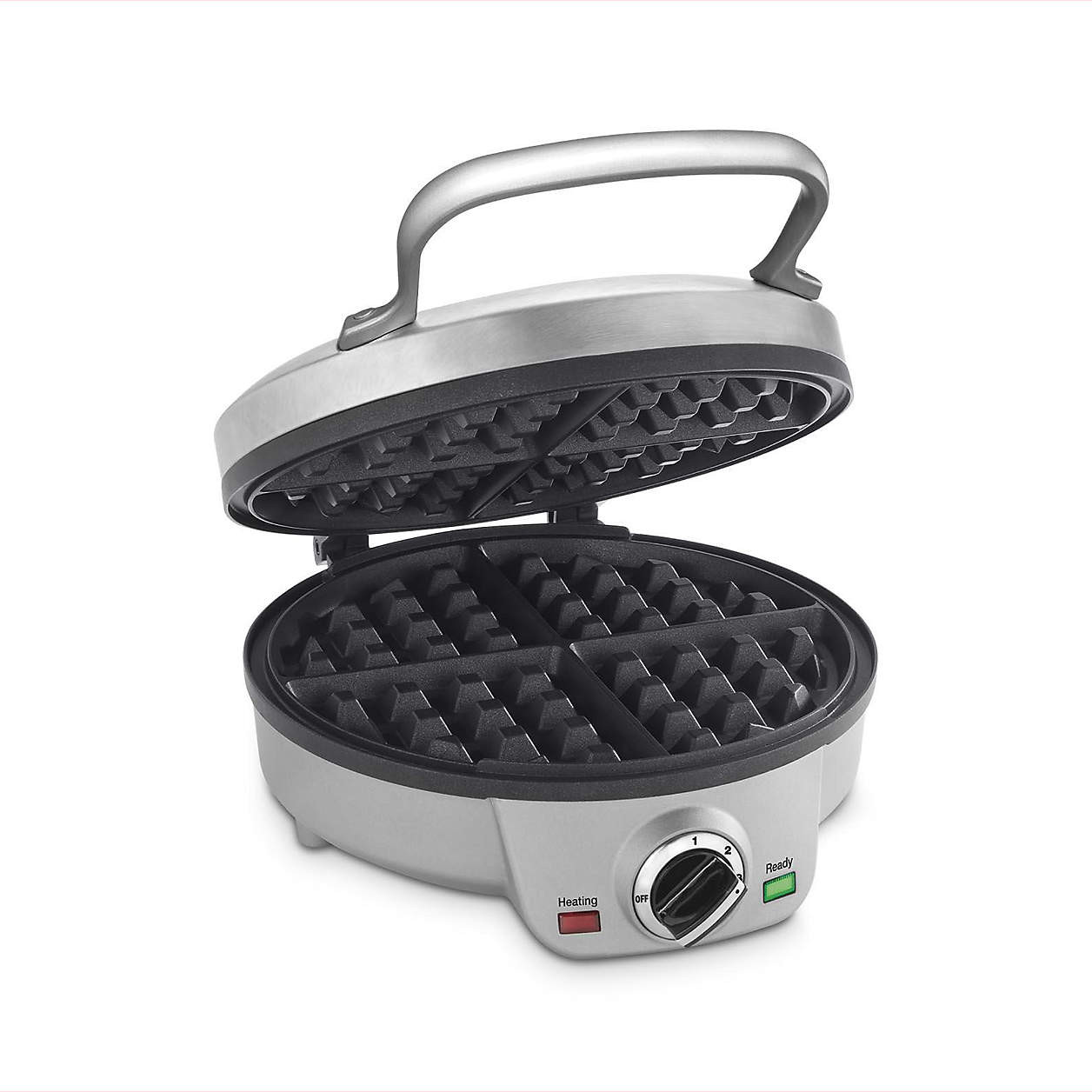 Cuisinart Round 4-Slice Belgain Waffle Maker + Reviews | Crate and Barrel | Crate & Barrel
