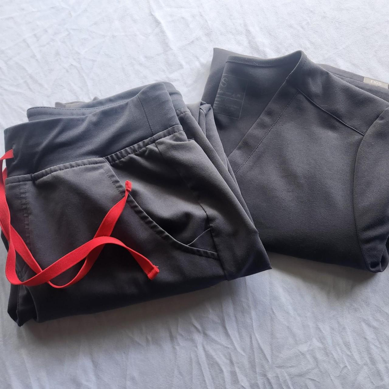 FIGS Women's Top - Grey - 30A | Depop US