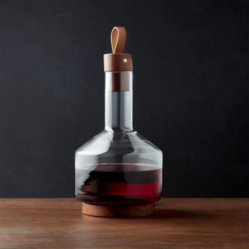 Prospect 64 oz. Decanter + Reviews | Crate and Barrel | Crate & Barrel