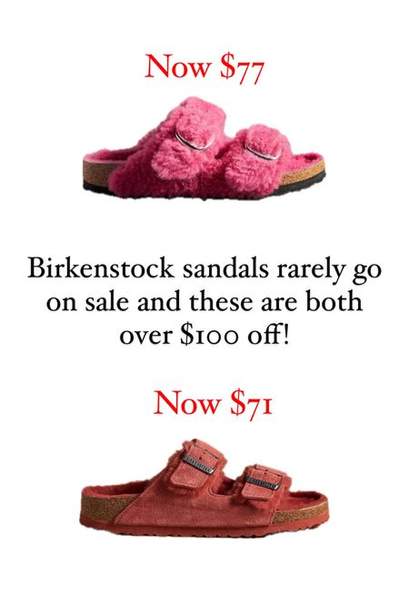 Birkenstock sandals rarely go on sale and these are over $100 off!! 

#LTKfindsunder100 #LTKsalealert #LTKshoecrush