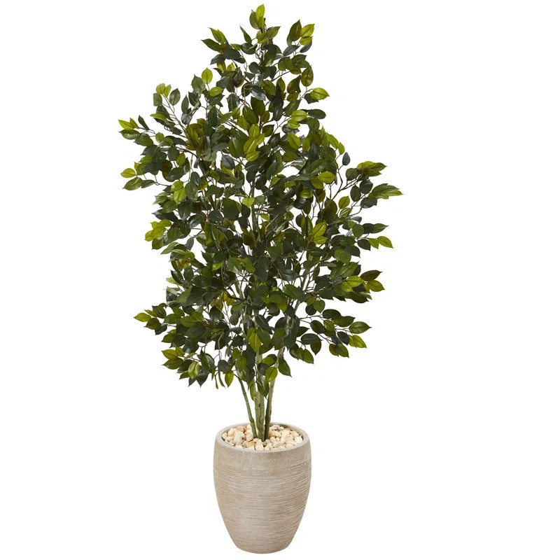 40.5'' Artificial Ficus Tree in Planter | Wayfair North America