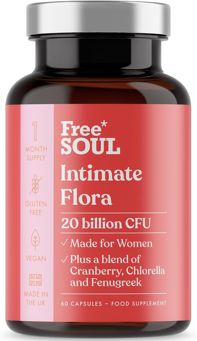 Intimate Flora for Women | 20 Billion CFU Fortified with 15,000mg Cranberry, Fenugreek & Chlorell... | Amazon (UK)